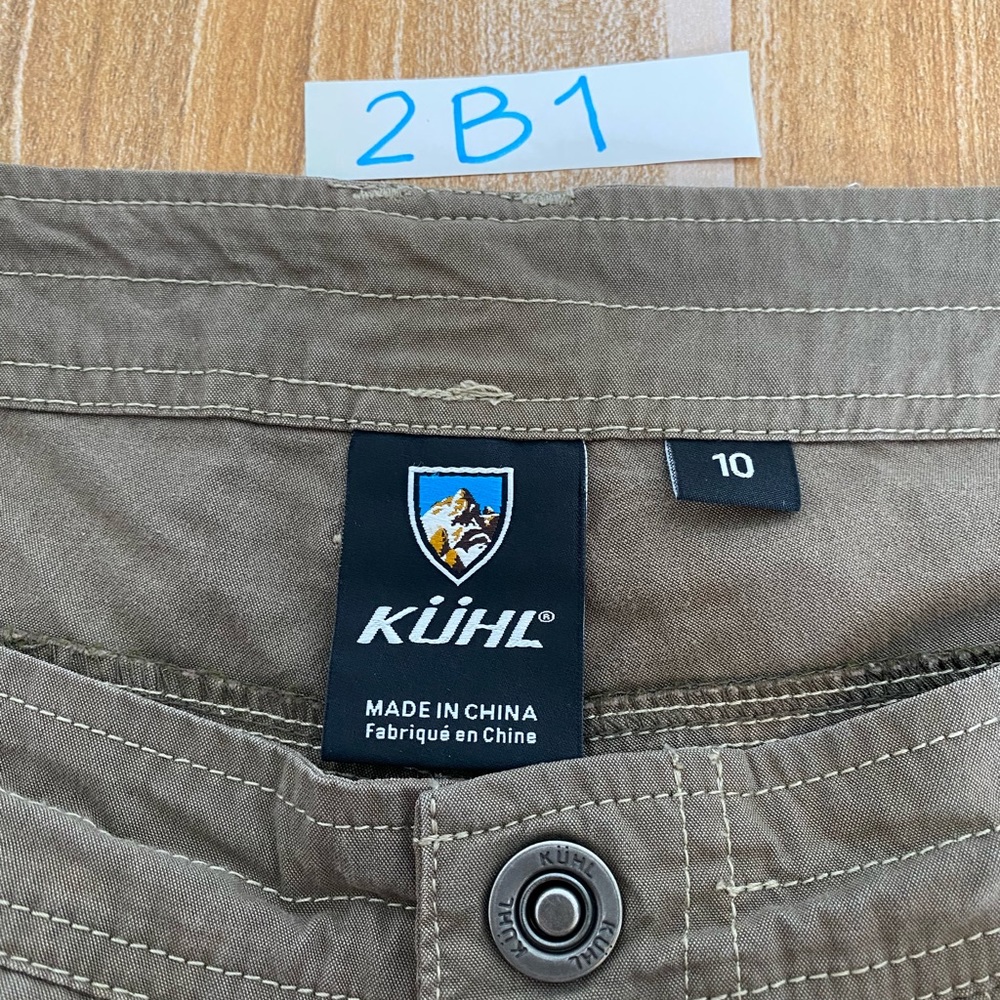 Kuhl Splash Vintage Patina Dye 11" Cargo Hiking Shorts Women’s Size 10 Gray - Picture 8 of 13